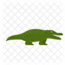 Krokodil Tier Zoo Symbol