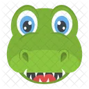 Krokodil Grossansicht Alligator Symbol