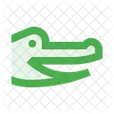 Krokodil Meerestier Tier Symbol