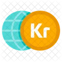 Krona Currency  Icon