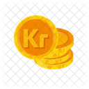 Krona Currency Coin  Icon