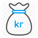 Krona money bag  Icon
