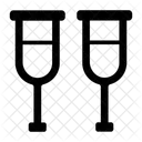 Krucken Medizin Werkzeug Symbol