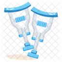 Krucken Rehabilitation Patient Symbol