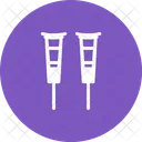 Krücken  Symbol