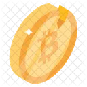 Kryptoverlust Kryptokrise Bitcoinkrise Symbol