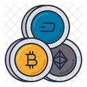 Kryptowahrung Bitcoin Blockchain Symbol