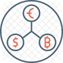 Kryptowährung Blockchain  Symbol