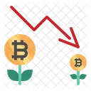 Kryptowährungsdiagramm  Symbol