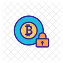 ICO Bitcoin Kontur Symbol