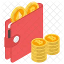 Kryptowahrungs Wallet Bitcoin Wallet Ersparnisse Symbol