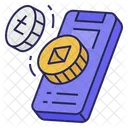 Kryptowährungs-Wallet  Symbol