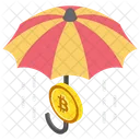 Kryptowahrungsversicherung Bitcoin Versicherung Bitcoin Und Umbrella 아이콘