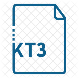Kt 3 File  Icon