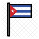 Land Kuba Flagge Symbol