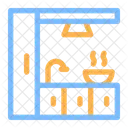 Kuche Schranke Kuchenset Symbol