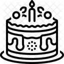 Kuchen Jubilaumstorte Feier Symbol