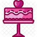 Kuchen Hochzeitstorte Dessert Symbol