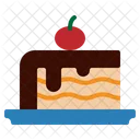 Kuchenstuck Party Dessert Suss Symbol