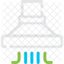 Haube Beluftung Auspuff Symbol
