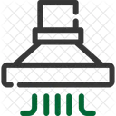 Haube Beluftung Auspuff Symbol
