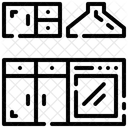 Kuchenschranke Kuchenausstattung Kuchenschranke Symbol