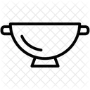 Kuchensieb Sieb Abtropfsieb Symbol