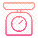 Kuchenwaage Gewichtswaage Chemikalienbecher Symbol