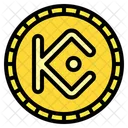 Kucoin Token Blockchain Crypto Digital Money Cryptocurrency Icône