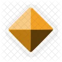 Parallelogramm Form Quadrat Icon