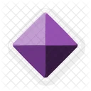 Parallelogramm Form Quadrat Icon