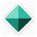 Parallelogramm Form Quadrat Icon