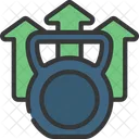 Kettlebell Hantel Gewichtheben Symbol