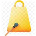 Kuhglocke Knopf Tempo Symbol