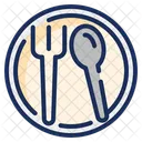 Kulinarisch Abendessen Essen Symbol