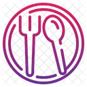 Kulinarisch Abendessen Essen Symbol