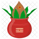 Kumbh Kalash Rituel Pot Deau Icon