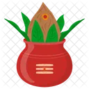 Kumbh Kalash Ritual Water Pot Icon