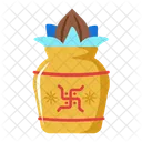 Kumbh Kalash Holy Ceremony Icon