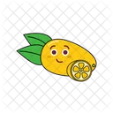 Emoji De Kumquat Ícone