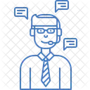 Kunde Support Berater Symbol