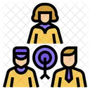 Kundensegment Kunde Ziel Symbol