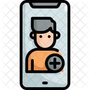 Hinzufugen Freund Benutzer Symbol