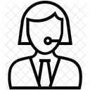 Kundin Vertreterin Weiblich Symbol
