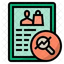 Kundenanalytik Kundenanalyse Verhalten Symbol