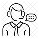 Kundenbetreuer Support Service Symbol