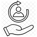 Kundenbindung Symbol
