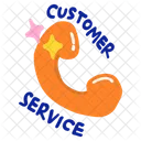 Kundenbetreuer Helpdesk Telefonsupport Symbol
