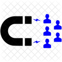 Anziehen Symbol Client Symbol