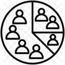 Kundensegment Statistik Bevolkerung Symbol